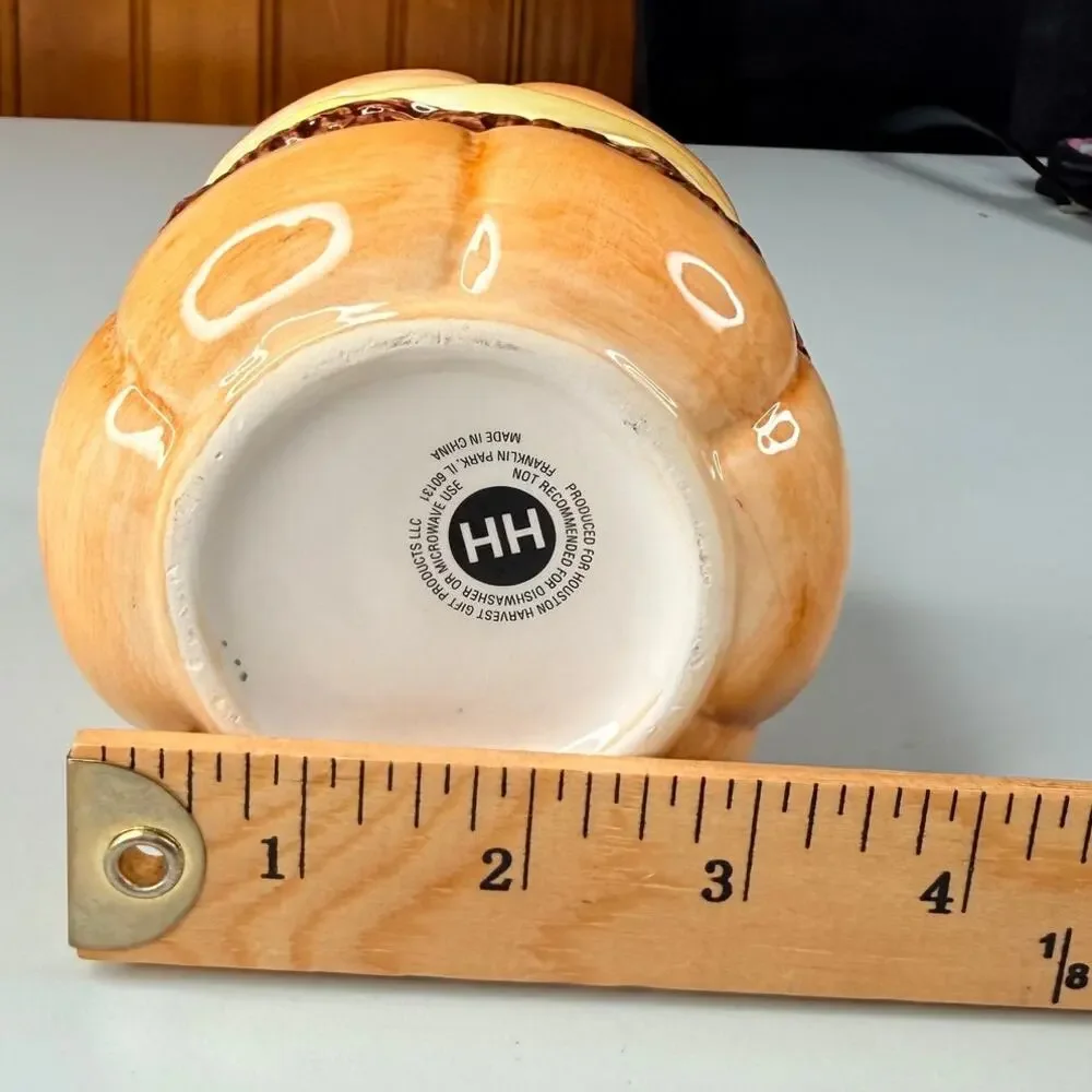 Ceramic Hamburger Soap Dispenser Novelty Burger Kitchen Sink Decor Y2K Foodie